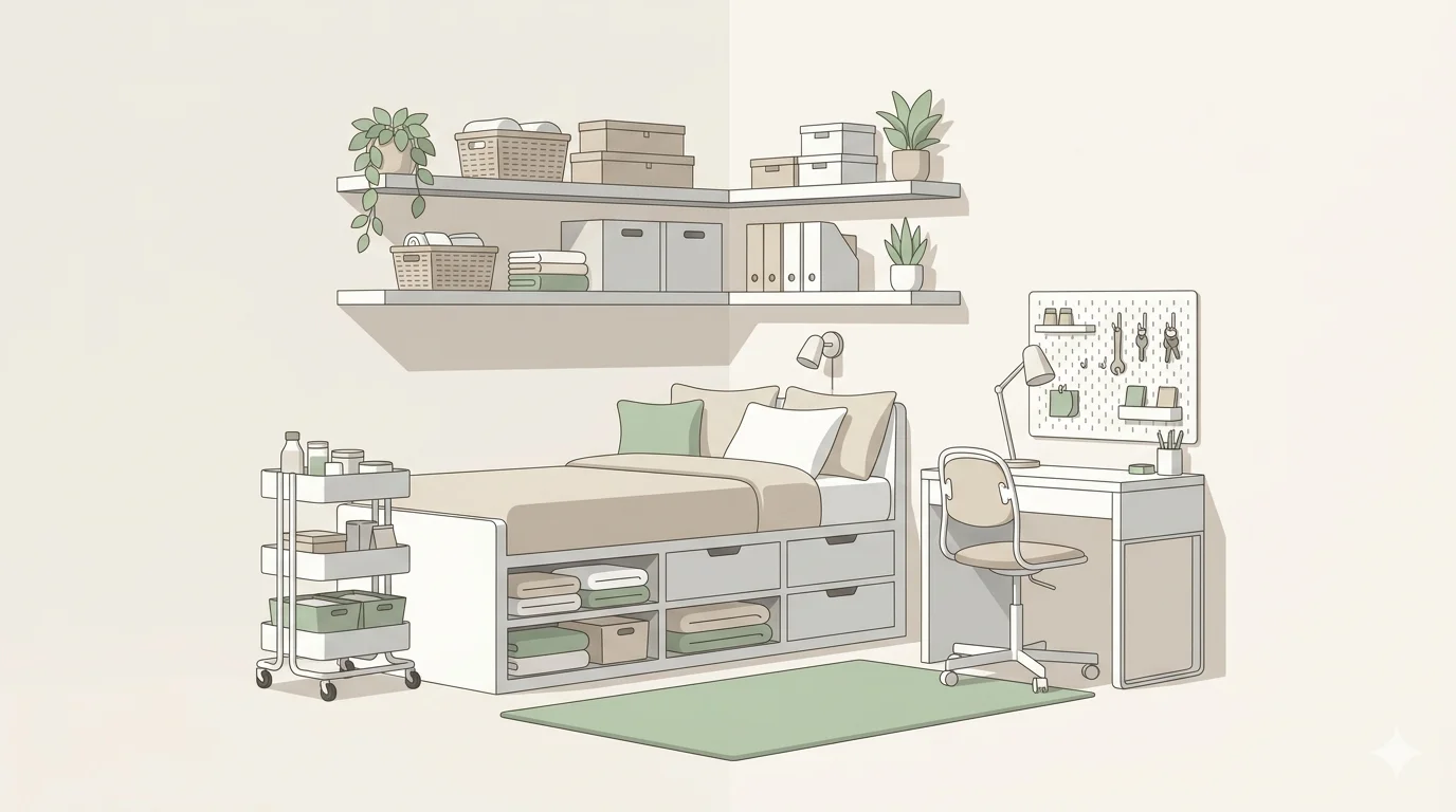 Organized small home space